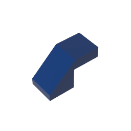 GDS-1484 - Slope 45 Degrees 2 x 1 with 2/3 Inverted Cutout and no stud
