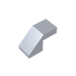 GDS-1484 - Slope 45 Degrees 2 x 1 with 2/3 Inverted Cutout and no stud