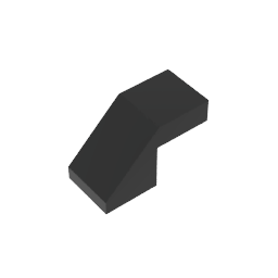 GDS-1484 - Slope 45 Degrees 2 x 1 with 2/3 Inverted Cutout and no stud