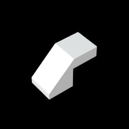 GDS-1484 - Slope 45 Degrees 2 x 1 with 2/3 Inverted Cutout and no stud