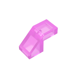 GDS-1484 - Slope 45 Degrees 2 x 1 with 2/3 Inverted Cutout and no stud