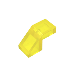 GDS-1484 - Slope 45 Degrees 2 x 1 with 2/3 Inverted Cutout and no stud