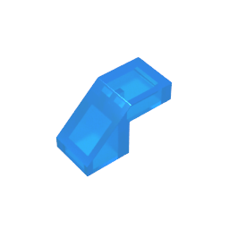 GDS-1484 - Slope 45 Degrees 2 x 1 with 2/3 Inverted Cutout and no stud