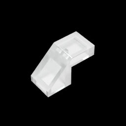GDS-1484 - Slope 45 Degrees 2 x 1 with 2/3 Inverted Cutout and no stud