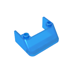GDS-1487 - Windscreen 3 x 4 x 1 1/3 with 2 Studs on Top