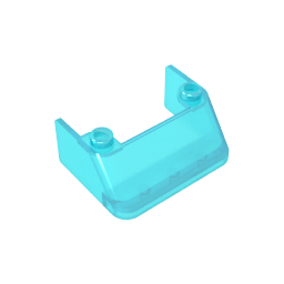 GDS-1487 - Windscreen 3 x 4 x 1 1/3 with 2 Studs on Top