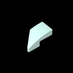 GDS-1492 - Slope Curved 2 x 1 with Stud Notch Right