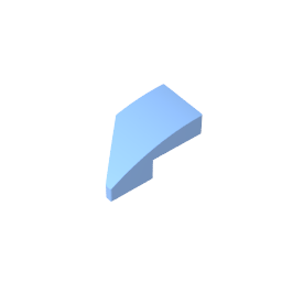 GDS-1492 - Slope Curved 2 x 1 with Stud Notch Right