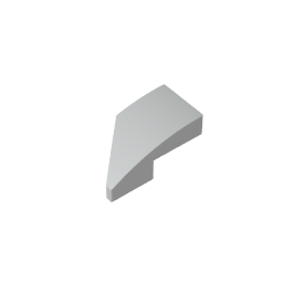 GDS-1492 - Slope Curved 2 x 1 with Stud Notch Right