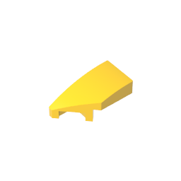 GDS-1493 - Slope Curved 2 x 1 with Stud Notch Left