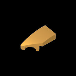 GDS-1493 - Slope Curved 2 x 1 with Stud Notch Left