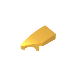 GDS-1493 - Slope Curved 2 x 1 with Stud Notch Left