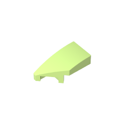 GDS-1493 - Slope Curved 2 x 1 with Stud Notch Left