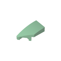 GDS-1493 - Slope Curved 2 x 1 with Stud Notch Left