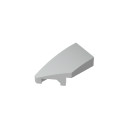 GDS-1493 - Slope Curved 2 x 1 with Stud Notch Left
