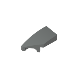 GDS-1493 - Slope Curved 2 x 1 with Stud Notch Left