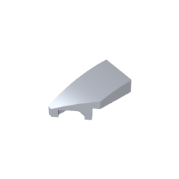 GDS-1493 - Slope Curved 2 x 1 with Stud Notch Left