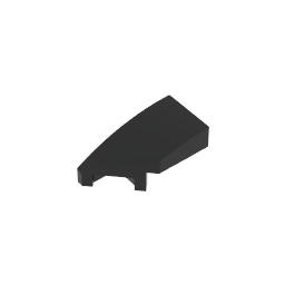 GDS-1493 - Slope Curved 2 x 1 with Stud Notch Left