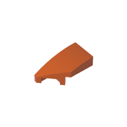 GDS-1493 - Slope Curved 2 x 1 with Stud Notch Left