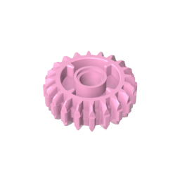 GDS-1497 - Technic Gear 20 Tooth Double Bevel with Clutch on Both Sides