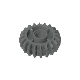 GDS-1497 - Technic Gear 20 Tooth Double Bevel with Clutch on Both Sides