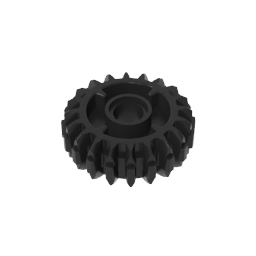 GDS-1497 - Technic Gear 20 Tooth Double Bevel with Clutch on Both Sides