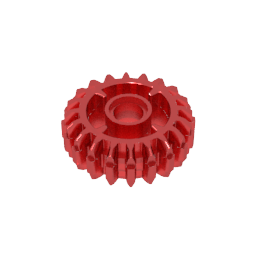 GDS-1497 - Technic Gear 20 Tooth Double Bevel with Clutch on Both Sides