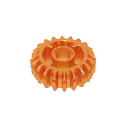 GDS-1497 - Technic Gear 20 Tooth Double Bevel with Clutch on Both Sides