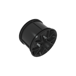 GDS-1498 - Wheel 62.3 x 42 Large with Silver Outline Print