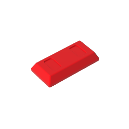 GDS-1499 - Tile Special 1 x 2 with Sloped Walls AKA Money / Gold Bar [Ingot]