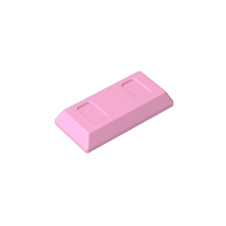 GDS-1499 - Tile Special 1 x 2 with Sloped Walls AKA Money / Gold Bar [Ingot]