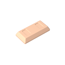 GDS-1499 - Tile Special 1 x 2 with Sloped Walls AKA Money / Gold Bar [Ingot]