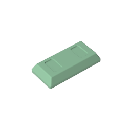GDS-1499 - Tile Special 1 x 2 with Sloped Walls AKA Money / Gold Bar [Ingot]