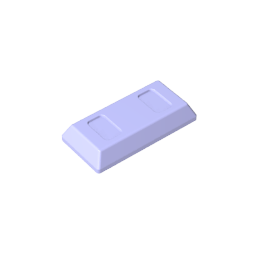 GDS-1499 - Tile Special 1 x 2 with Sloped Walls AKA Money / Gold Bar [Ingot]