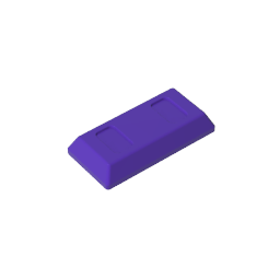 GDS-1499 - Tile Special 1 x 2 with Sloped Walls AKA Money / Gold Bar [Ingot]