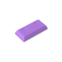 GDS-1499 - Tile Special 1 x 2 with Sloped Walls AKA Money / Gold Bar [Ingot]