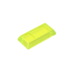 GDS-1499 - Tile Special 1 x 2 with Sloped Walls AKA Money / Gold Bar [Ingot]