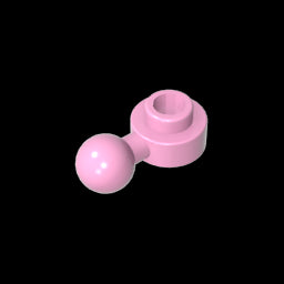 GDS-1500 - Plate, Round 1 x 1 with Towball [Undetermined Hole Type]