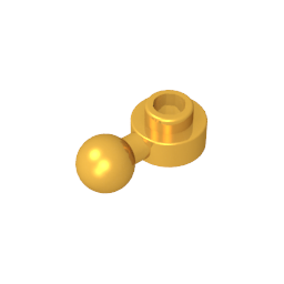 GDS-1500 - Plate, Round 1 x 1 with Towball [Undetermined Hole Type]