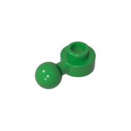 GDS-1500 - Plate, Round 1 x 1 with Towball [Undetermined Hole Type]