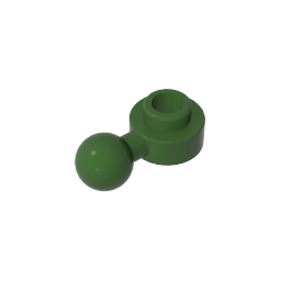 GDS-1500 - Plate, Round 1 x 1 with Towball [Undetermined Hole Type]