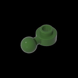 GDS-1500 - Plate, Round 1 x 1 with Towball [Undetermined Hole Type]