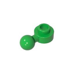 GDS-1500 - Plate, Round 1 x 1 with Towball [Undetermined Hole Type]