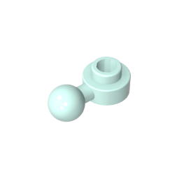 GDS-1500 - Plate, Round 1 x 1 with Towball [Undetermined Hole Type]