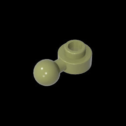 GDS-1500 - Plate, Round 1 x 1 with Towball [Undetermined Hole Type]