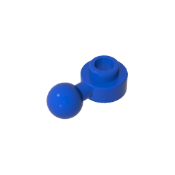 GDS-1500 - Plate, Round 1 x 1 with Towball [Undetermined Hole Type]