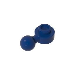 GDS-1500 - Plate, Round 1 x 1 with Towball [Undetermined Hole Type]