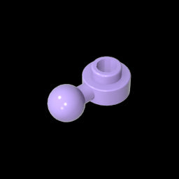 GDS-1500 - Plate, Round 1 x 1 with Towball [Undetermined Hole Type]