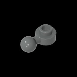 GDS-1500 - Plate, Round 1 x 1 with Towball [Undetermined Hole Type]