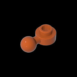 GDS-1500 - Plate, Round 1 x 1 with Towball [Undetermined Hole Type]